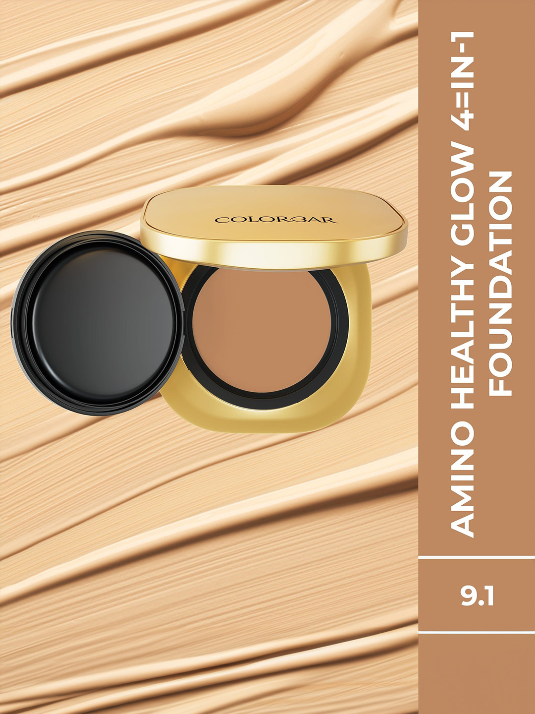 Colorbar Amino Healthy Glow 4-in-1 Foundation - 20 g - HG 9.1