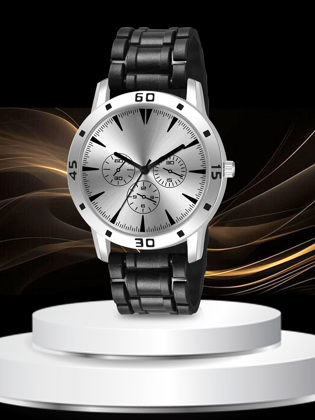 Gopal Shopcart Unisex Bracelet Style Straps Analogue Watch AeviyoSLV M1 SLV D 801 BLK