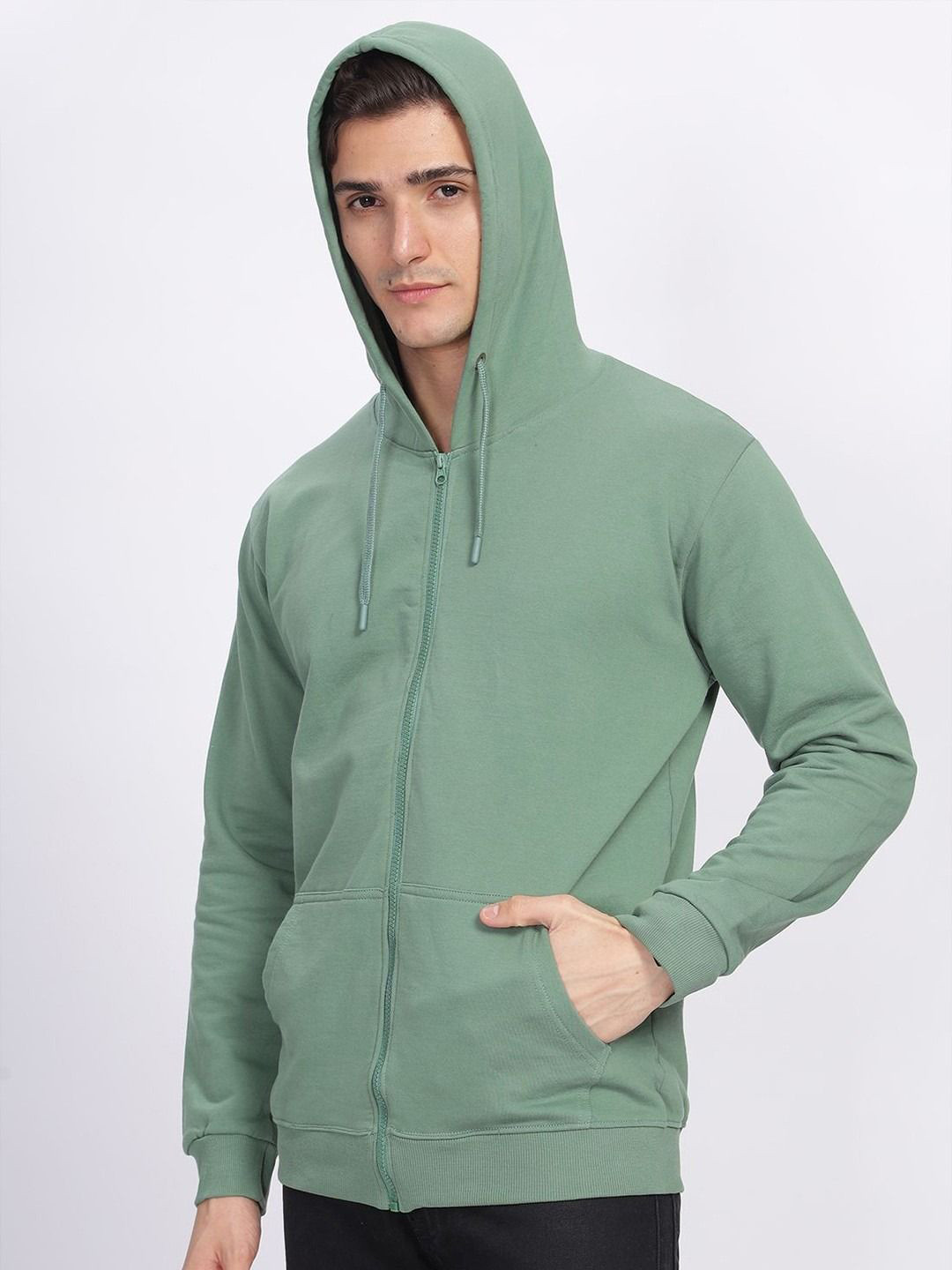 The Roadster Lifestyle Co. Men Full Sleeves Hoodie
