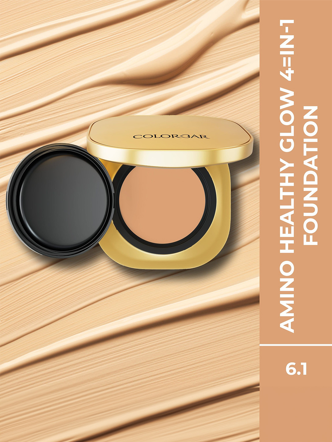 Colorbar Amino Healthy Glow 4-in-1 Foundation - 20 g - HG 6.1