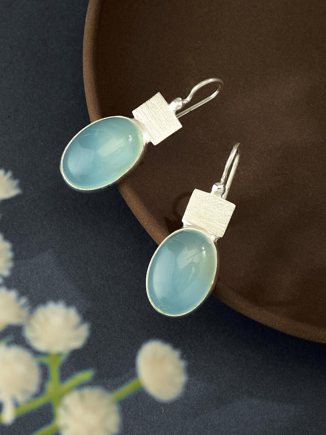 Fabindia Women Contemporary Fish Hook Earwire Drop Earrings