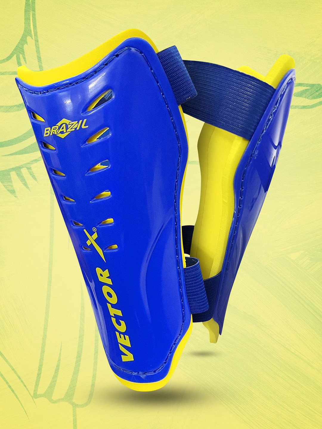 VECTOR X Brazil Football Shin Guard
