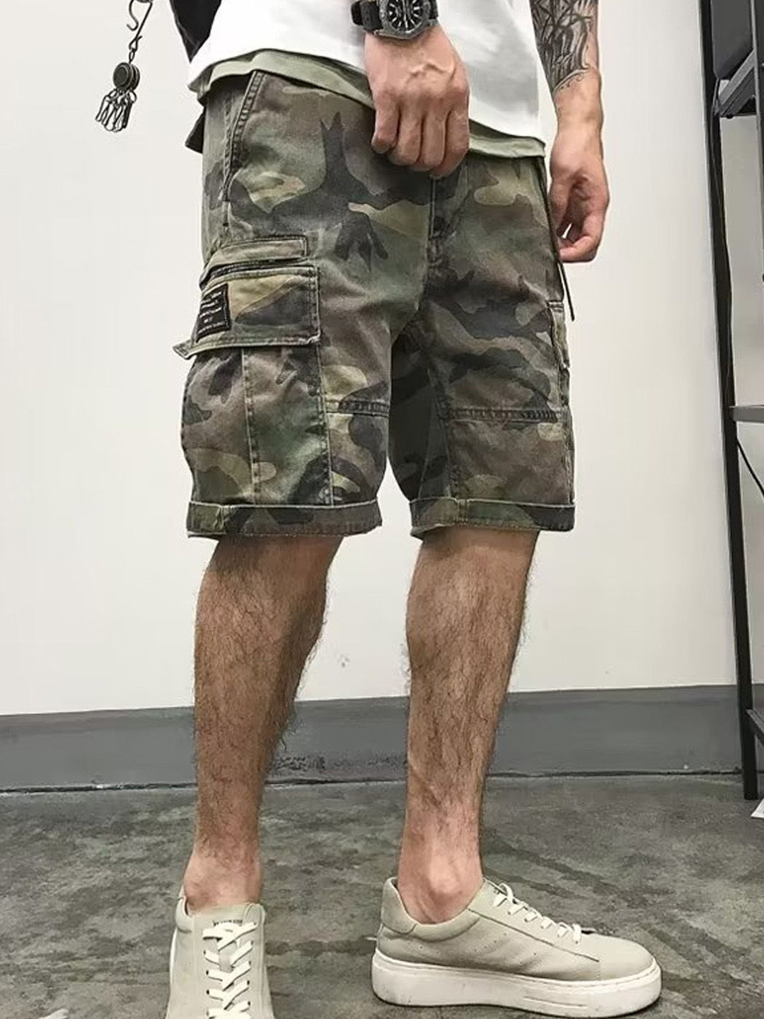 StyleCast Men Camouflage Shorts