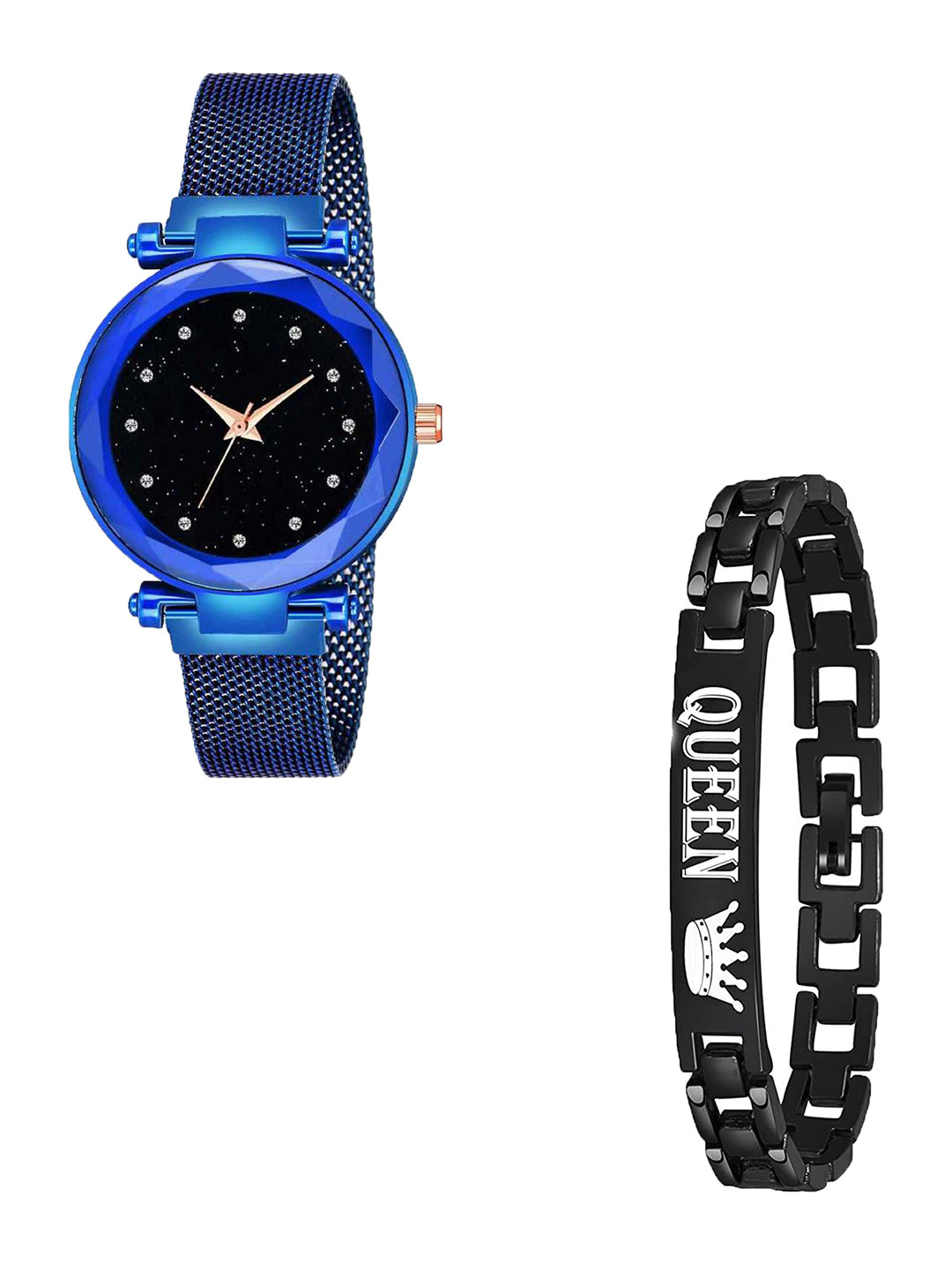 CSAMON Women Embellished Analogue Watch Comes With Bracelet - GR_379_12 Queen Bracelet