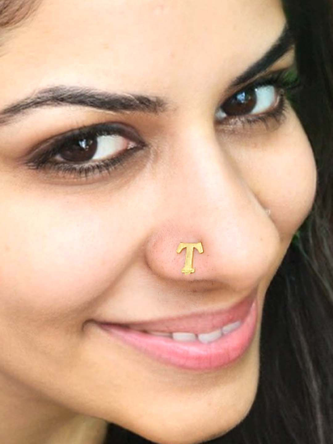 Goldnera Alphabet Stud Nosepin