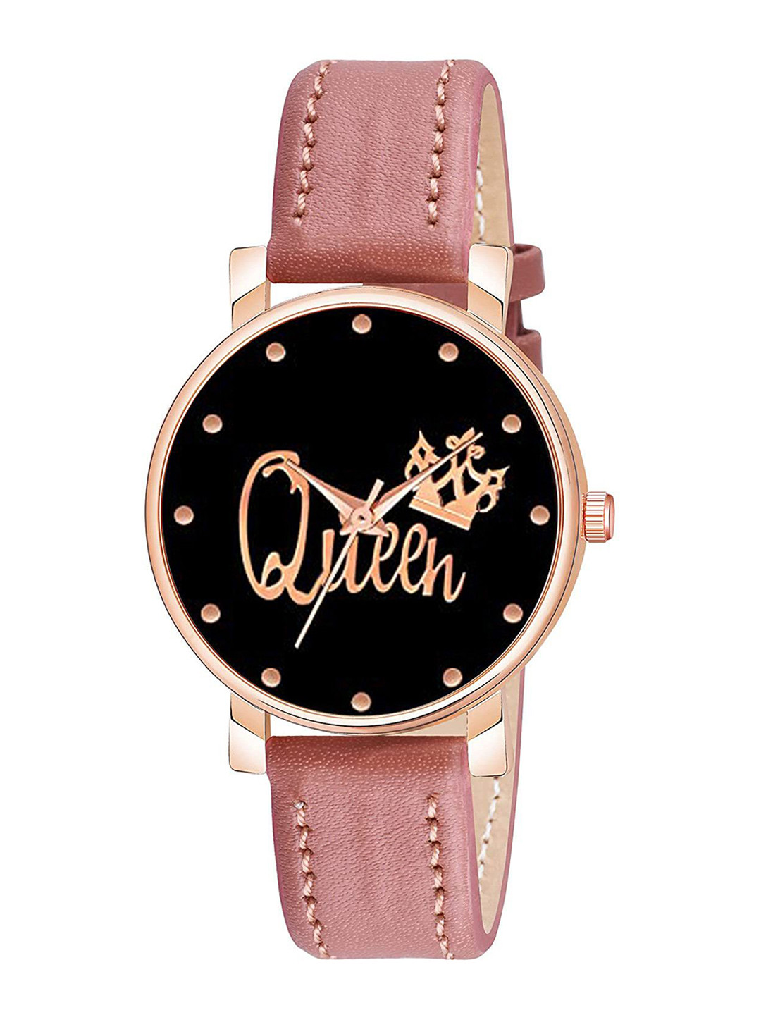 CSAMON Women Dial & Straps Analogue Watch C36 Q Peach Leather