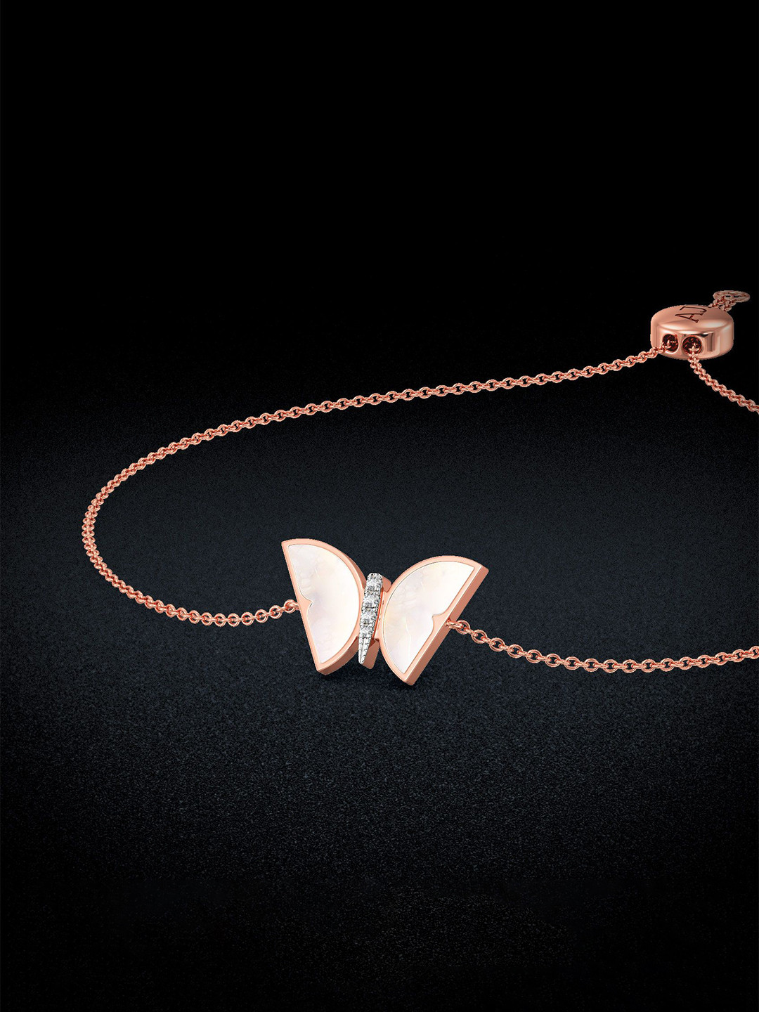 Joyalukkas Luminous Wings Diamond Chain Bracelet