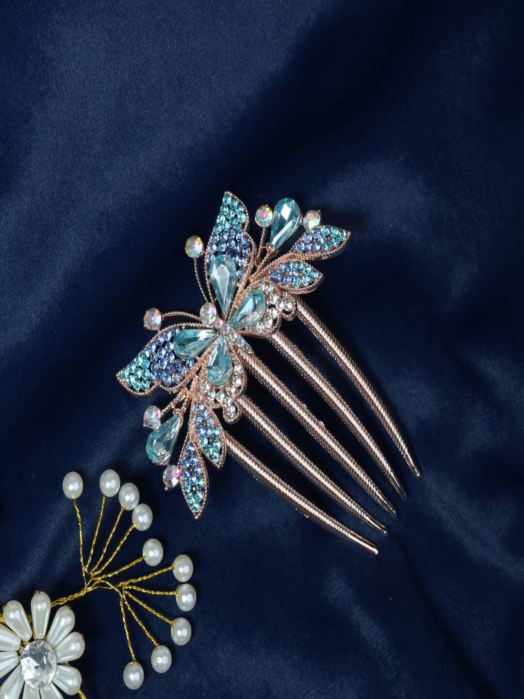 AmazingKarts Women Flower Hair Comb Pin Hair Accessory