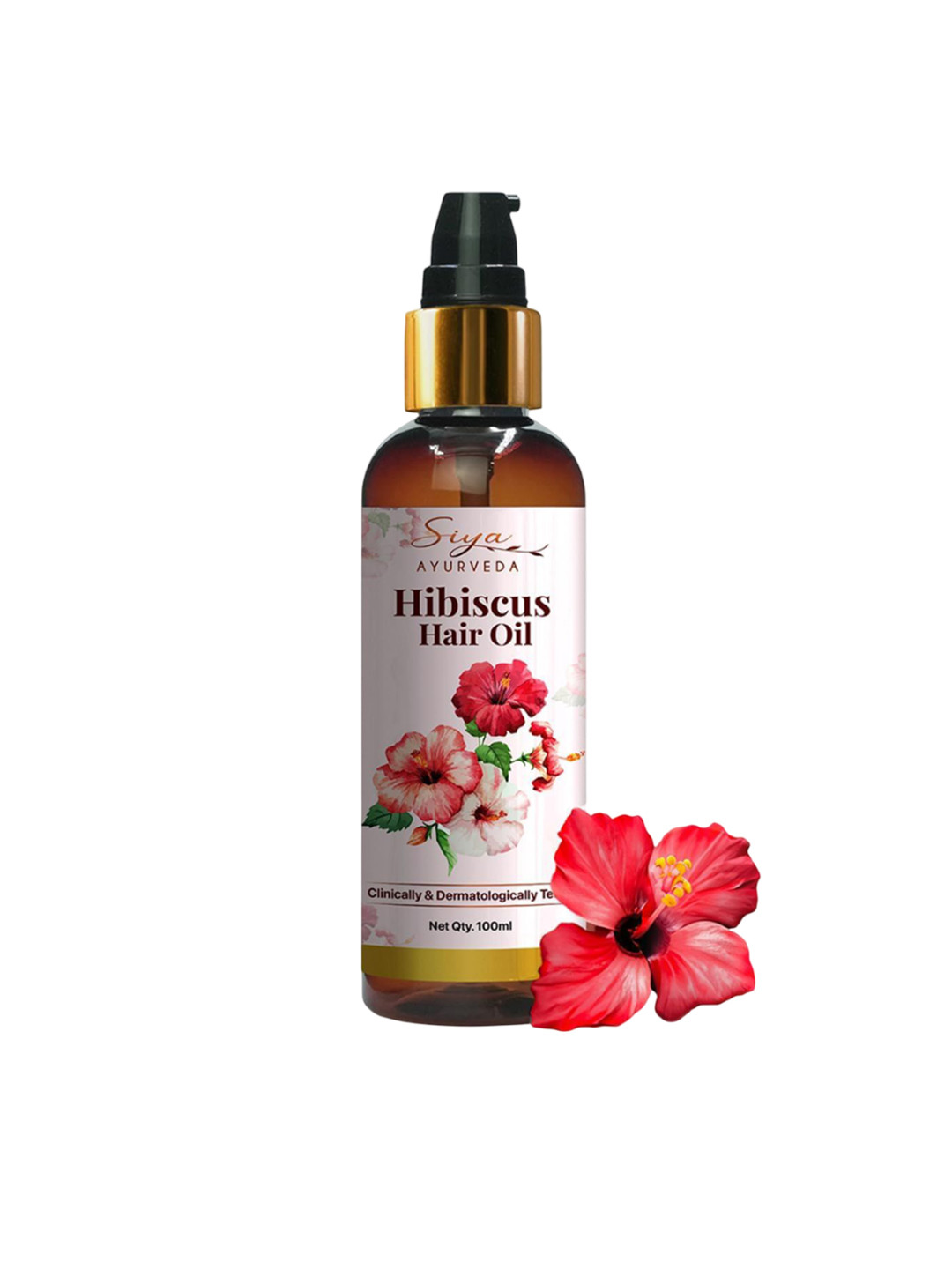Siya Ayurveda Hibiscus Hair Oil For Boost Hair Growth - 100 ml
