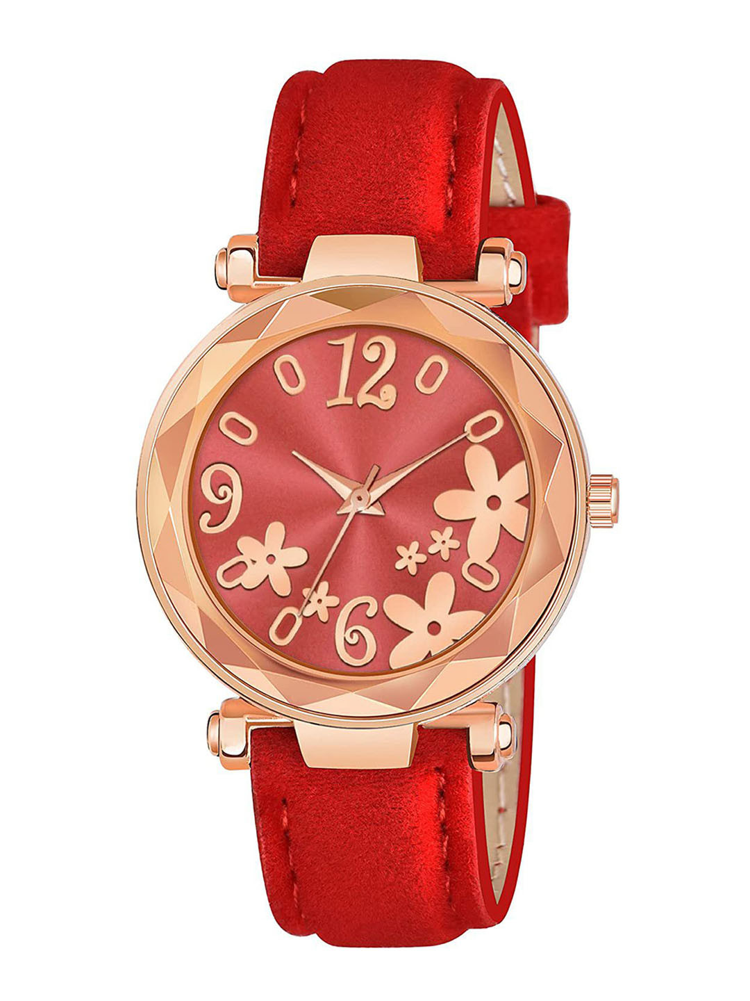 CSAMON Women Printed Round Tang Regular Analogue Watch-GR399RG R3