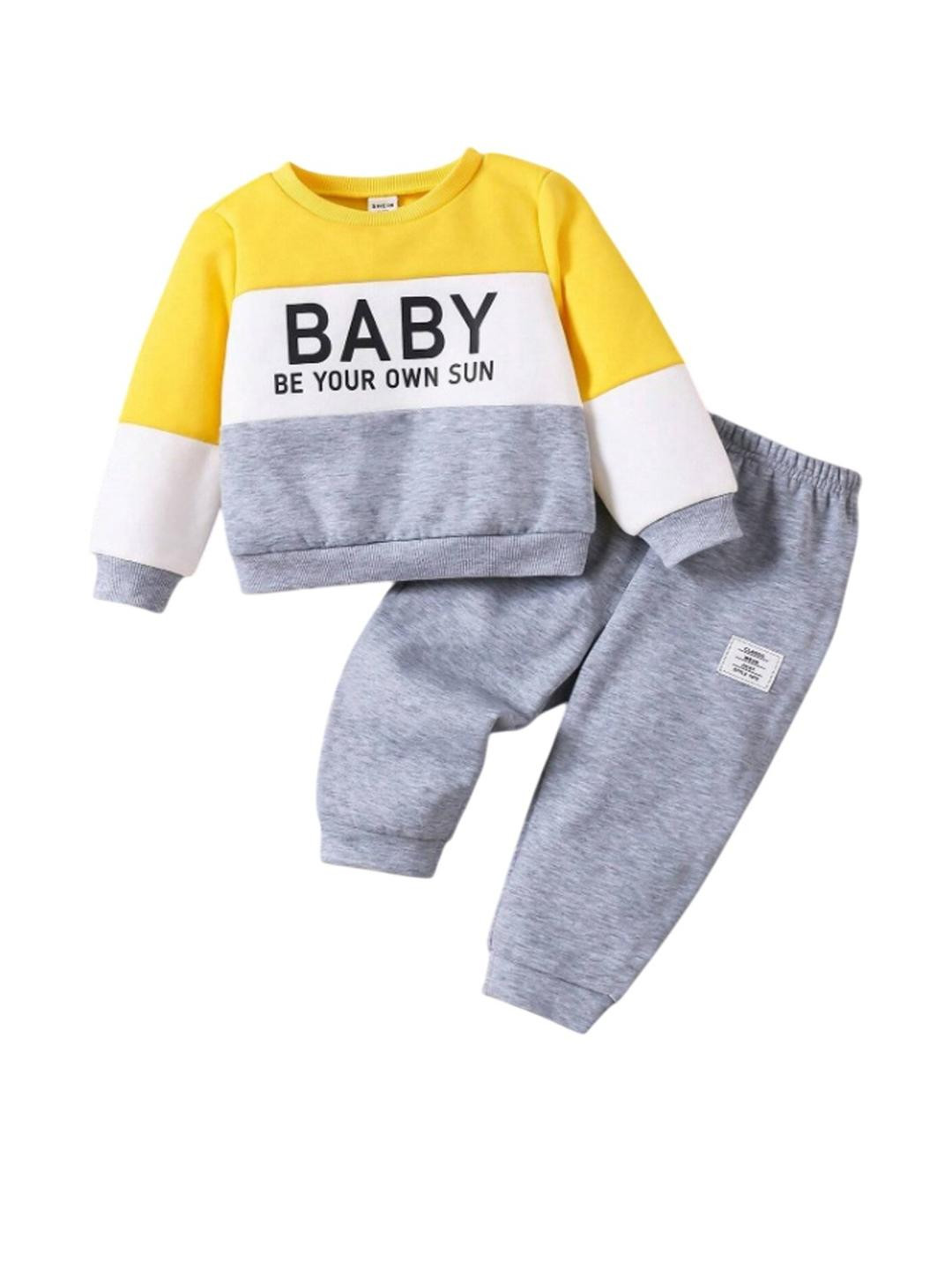 FORWARD FASHION Kids-Unisex Pure Cotton Clothing Set