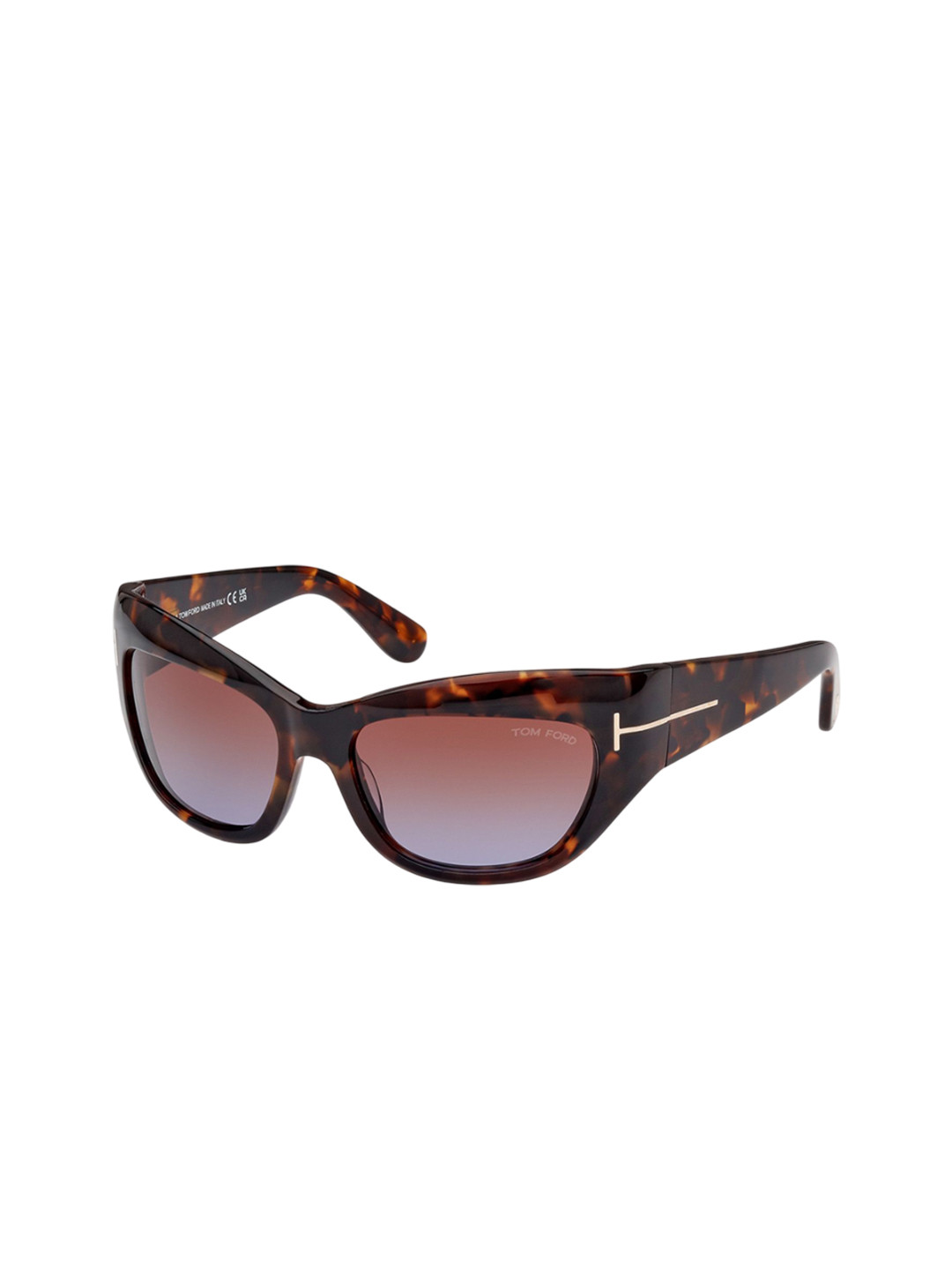 Tom Ford Women Cateye Sunglasses with UV Protected Lens FT1065 55 52F