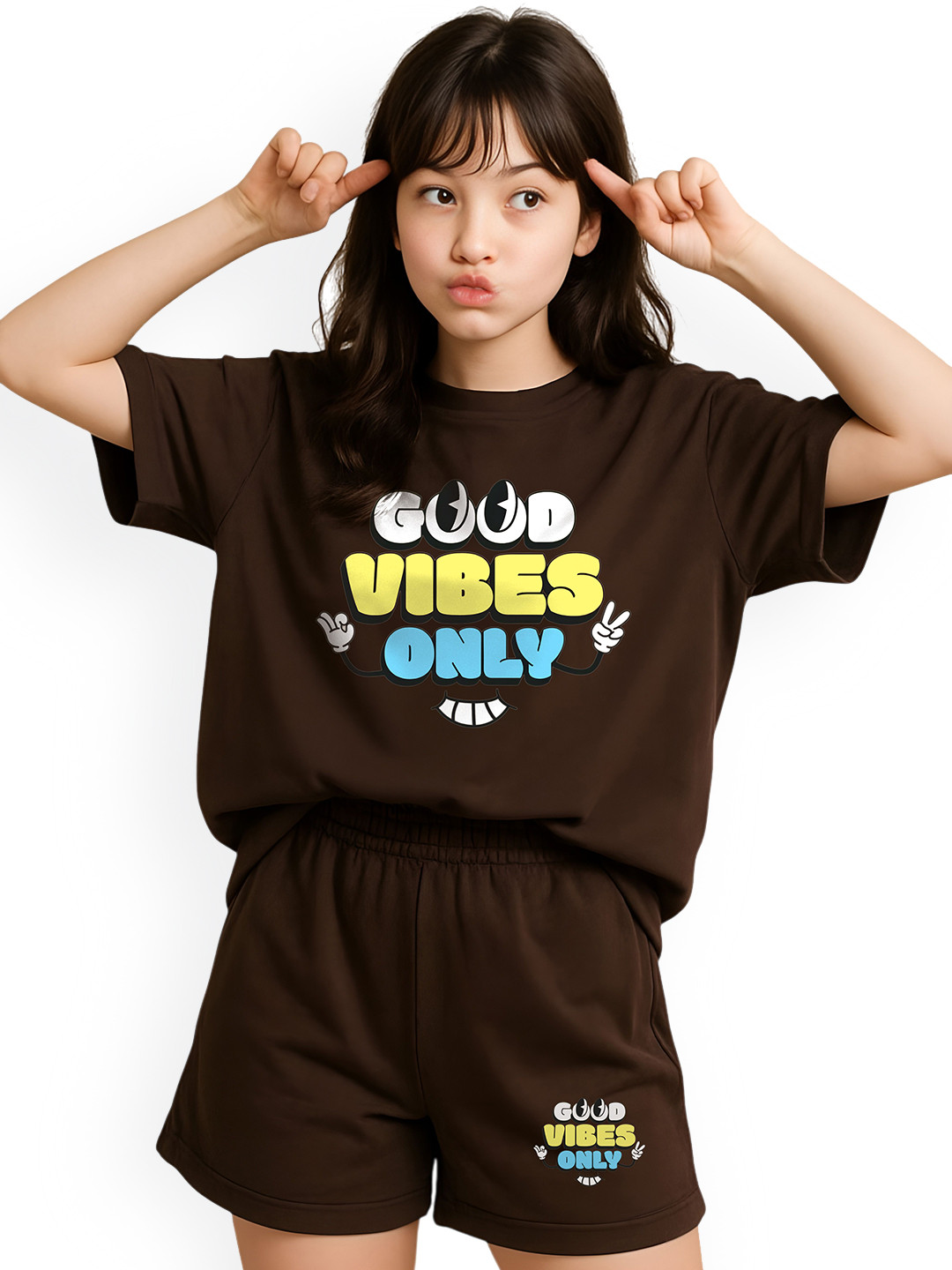 My Swag Women Printed Tshirt & Lower Co-ord