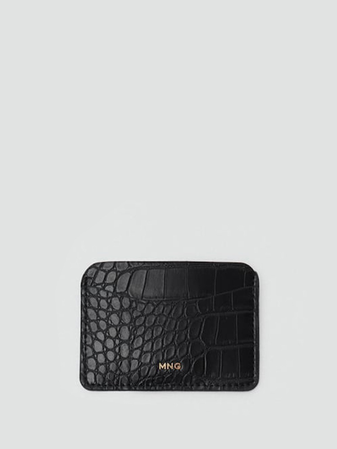 MANGO Women Corc Textured Card Holder