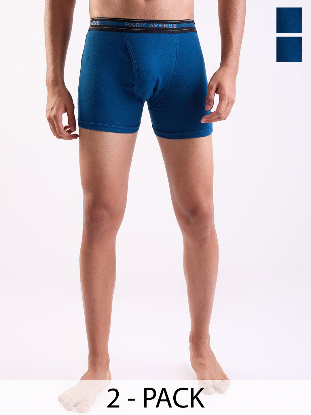 Park Avenue Men Pack Of 2 Pure Cotton Trunks PZTX00215-B7