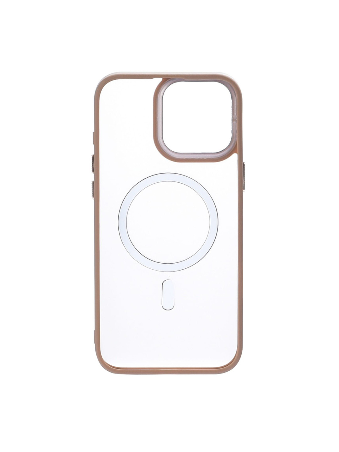 INNOPACE Solid Matte Clear iPhone 15 Back Case Mobile Accessories