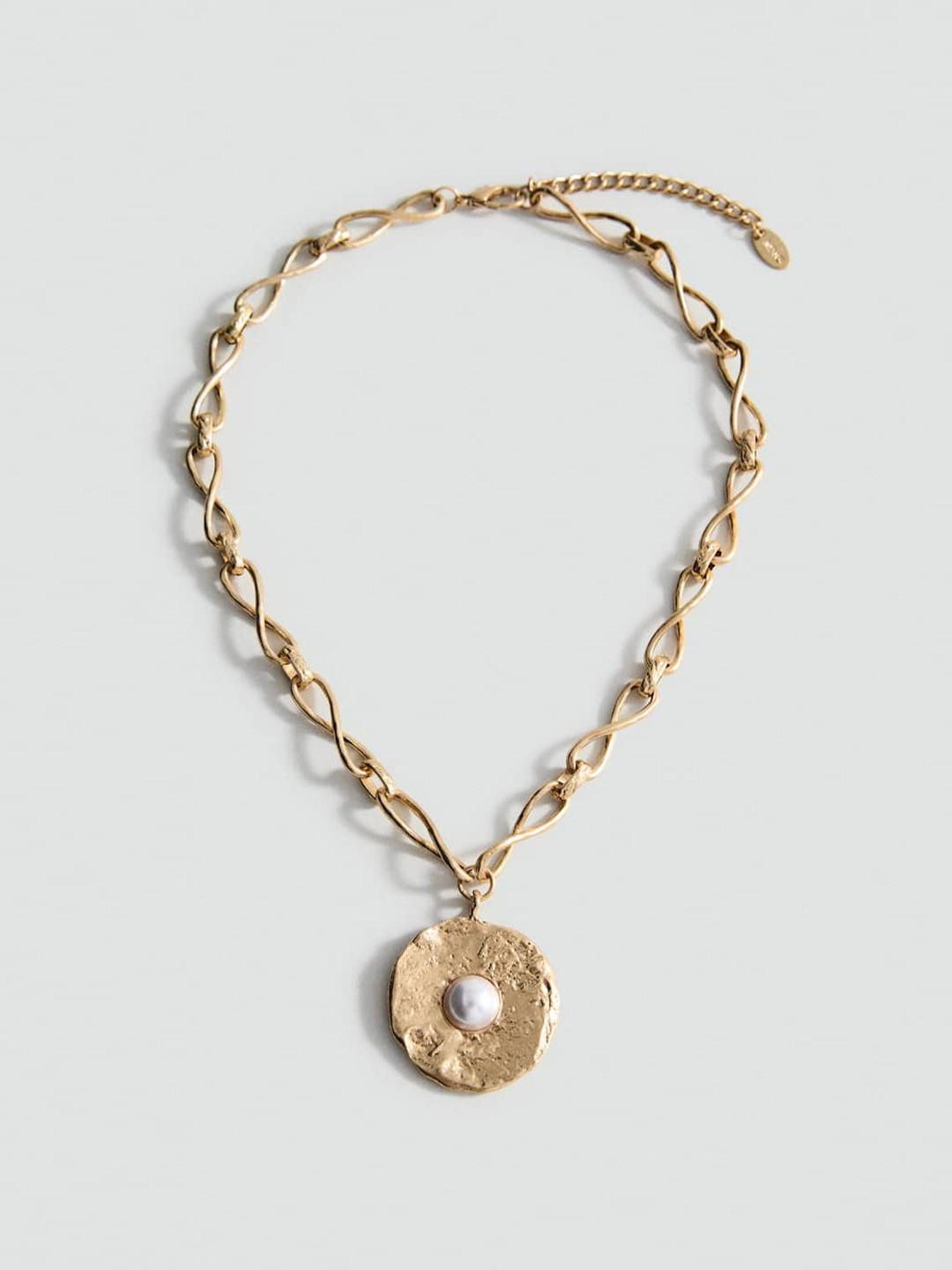 MANGO Combined Circle Pendant Necklace