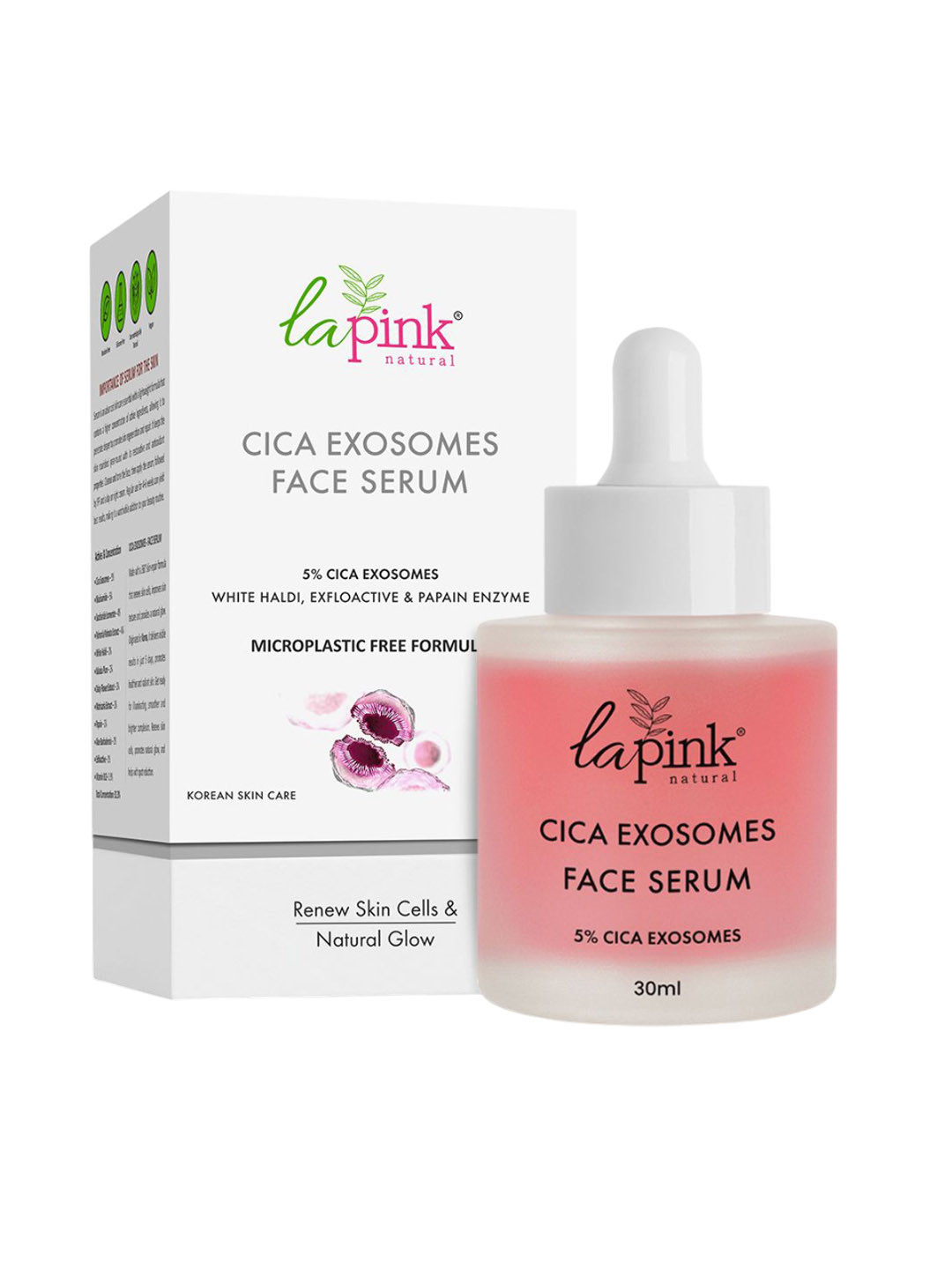La Pink Cica Exosomes Face Serum - 30 ml