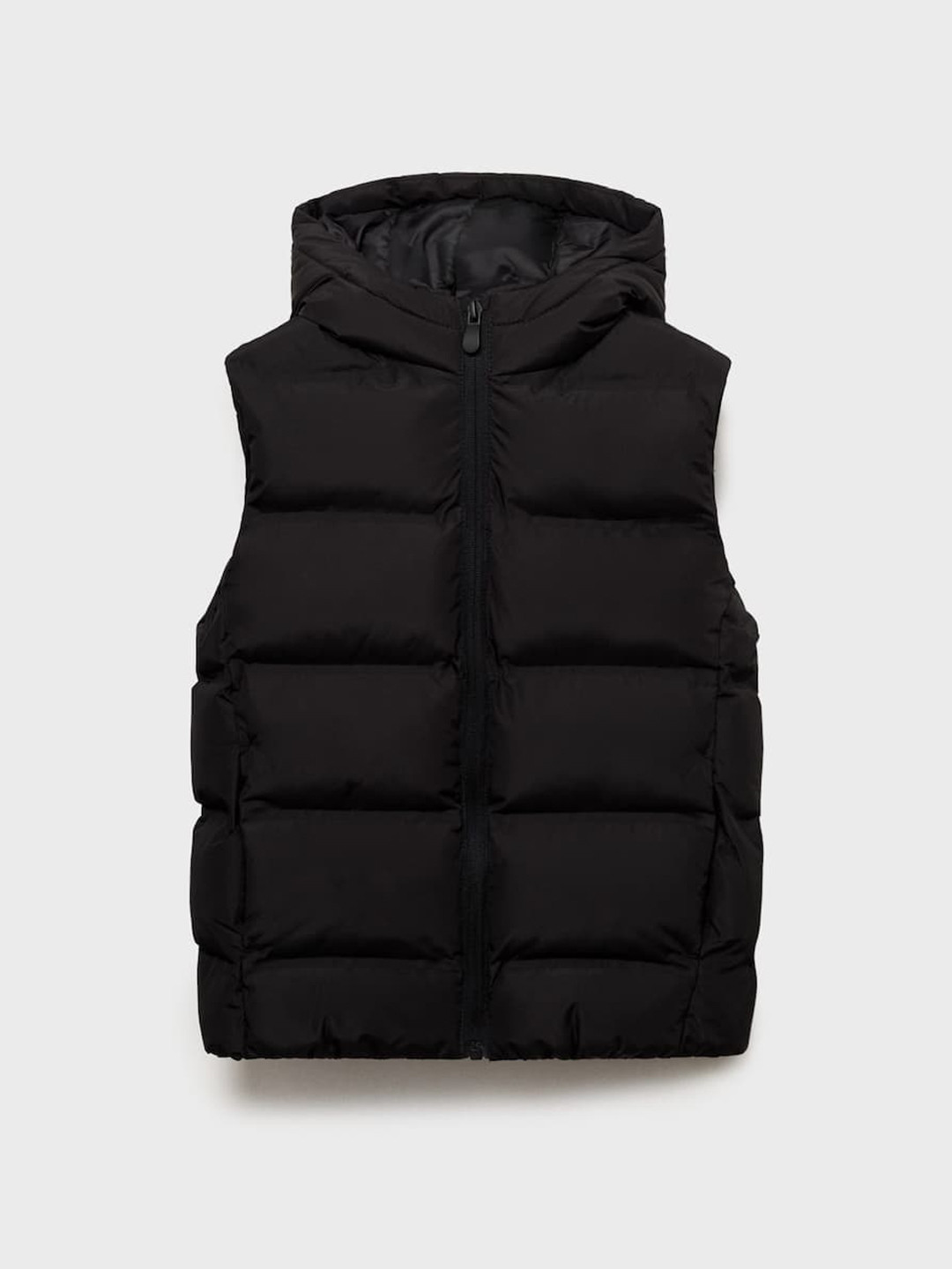 Mango Kids Boys Hooded Gilet Jacket