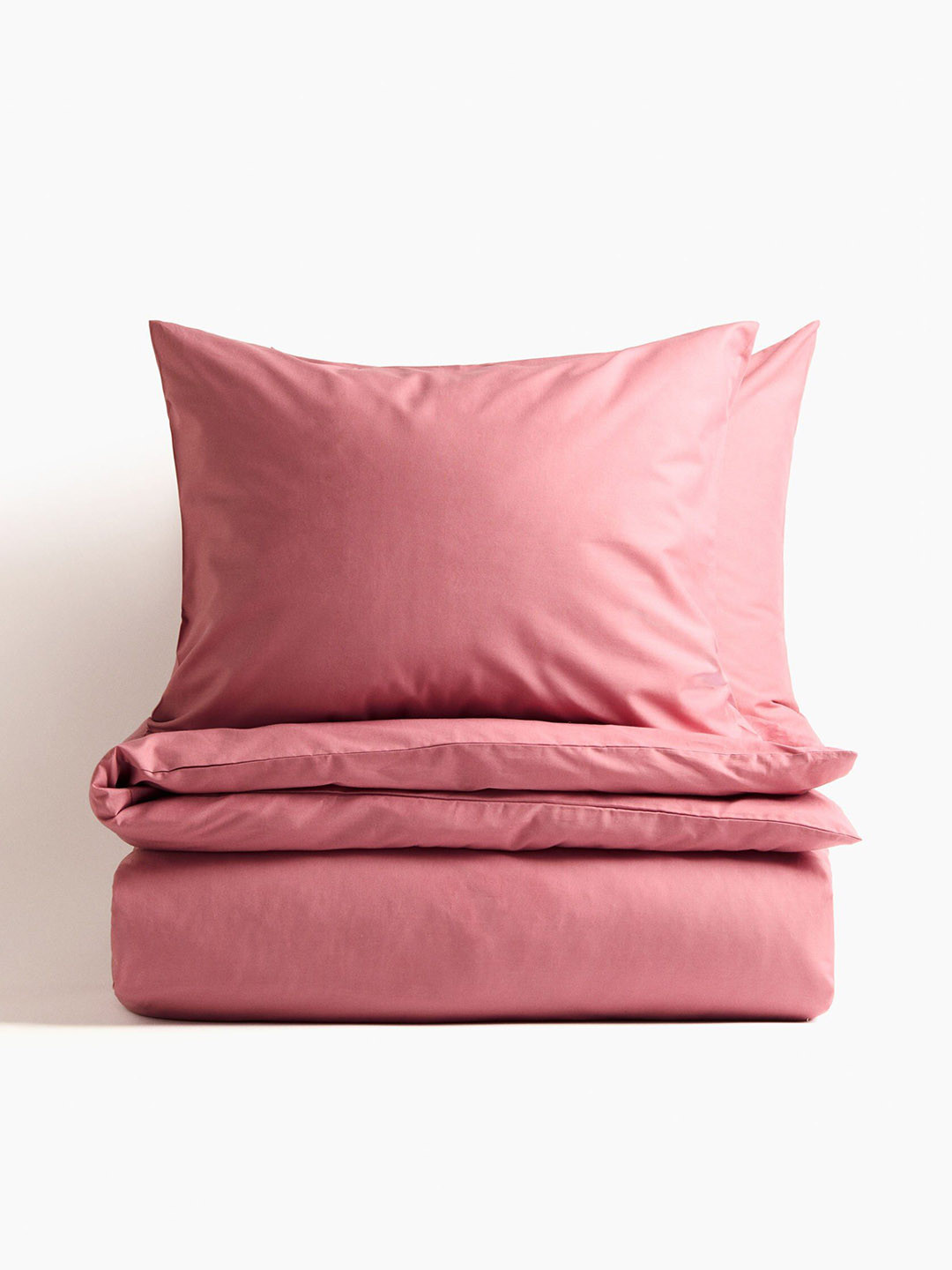 H&M Pink Pure Cotton Double/King Duvet Cover Set