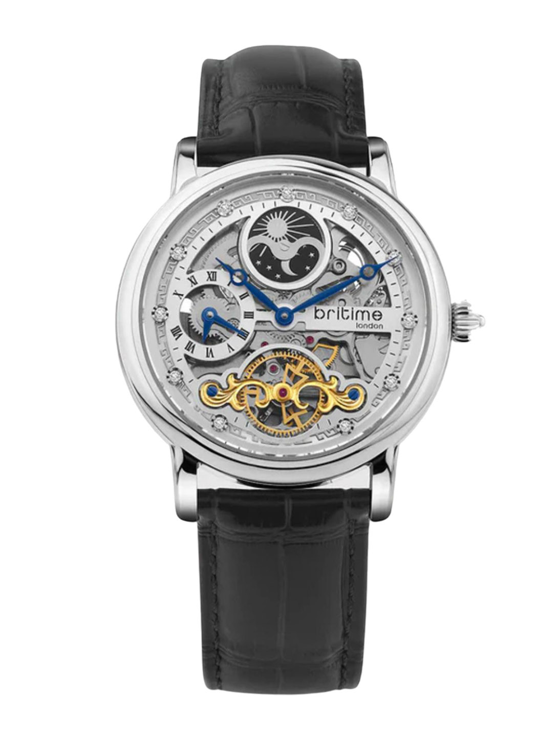 Britime Men Skeleton Dial & Regular Analogue Automatic Motion Watch 641-L10306