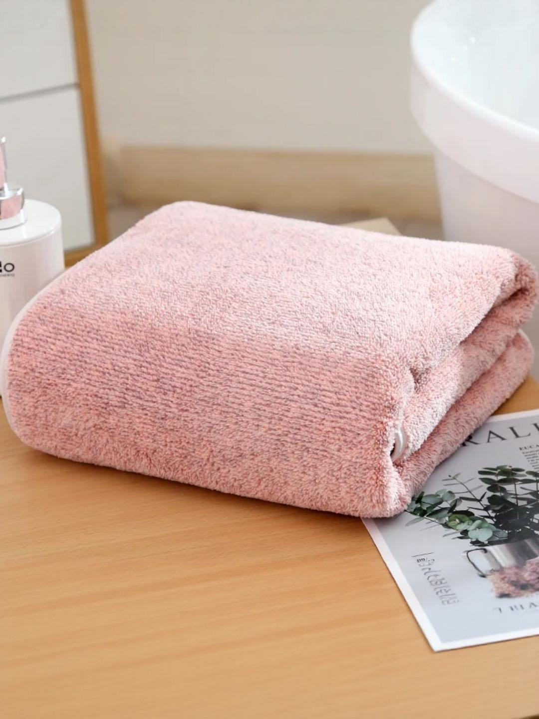 Reexplore Pink 1 350 GSM Bath Towel