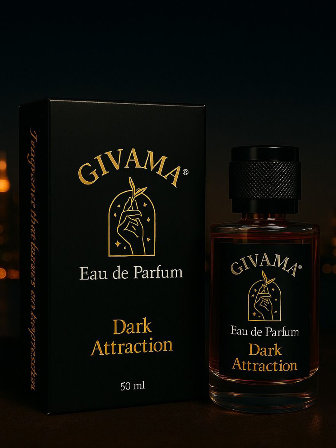 Givama Dark Attraction Long Lasting Eau De Parfume - 50 ml