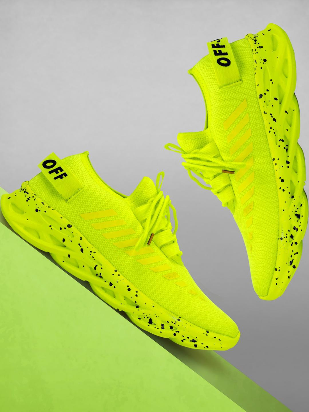 Kerzl Men Green Canvas Casual Shoes