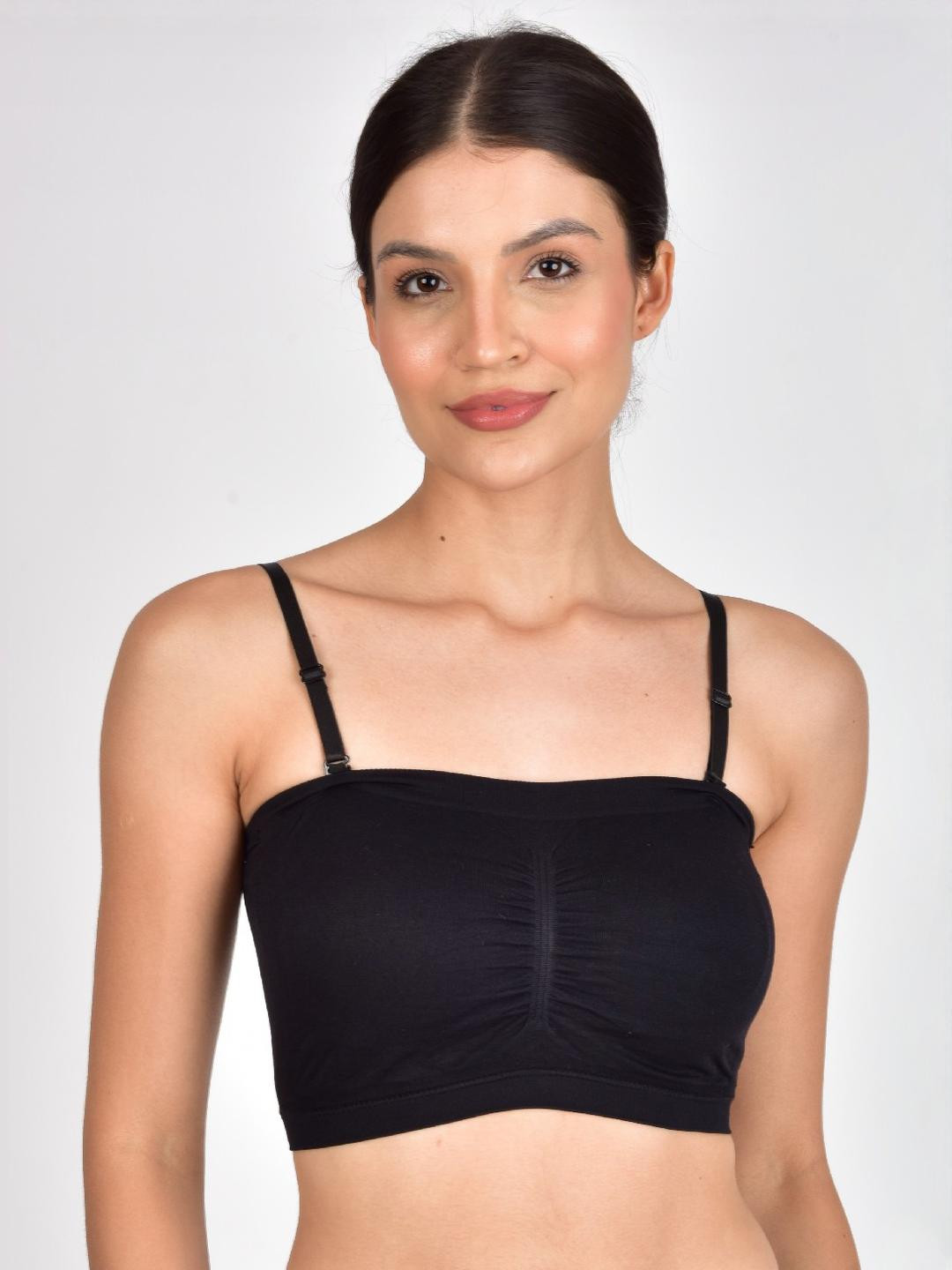 PIFTIF Bandeau Bra Full Coverage Lightly Padded
