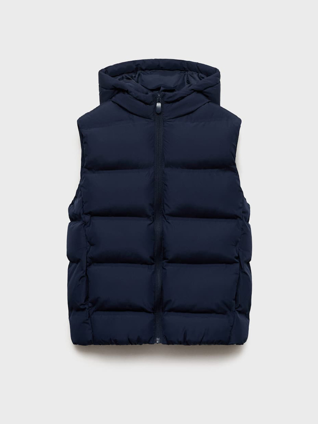 Mango Kids Boys Hooded Gilet Jacket