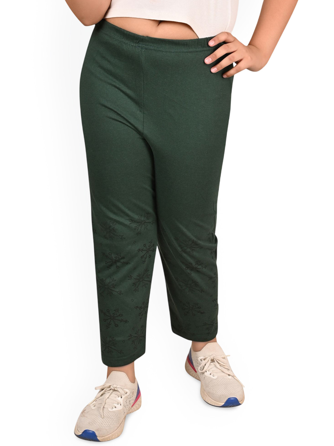 BAESD Girls Bottom Printed Soft Cotton Track Pants