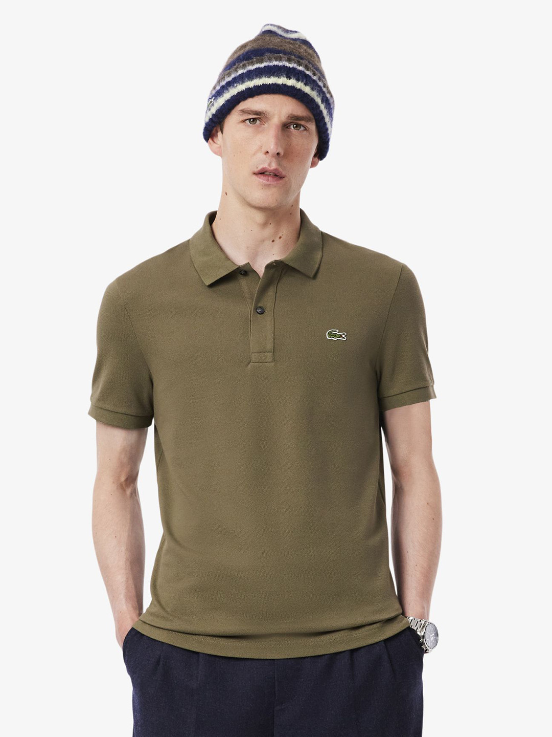 Lacoste L.12.12 Polo Collar Pure Cotton Slim Fit T-shirt
