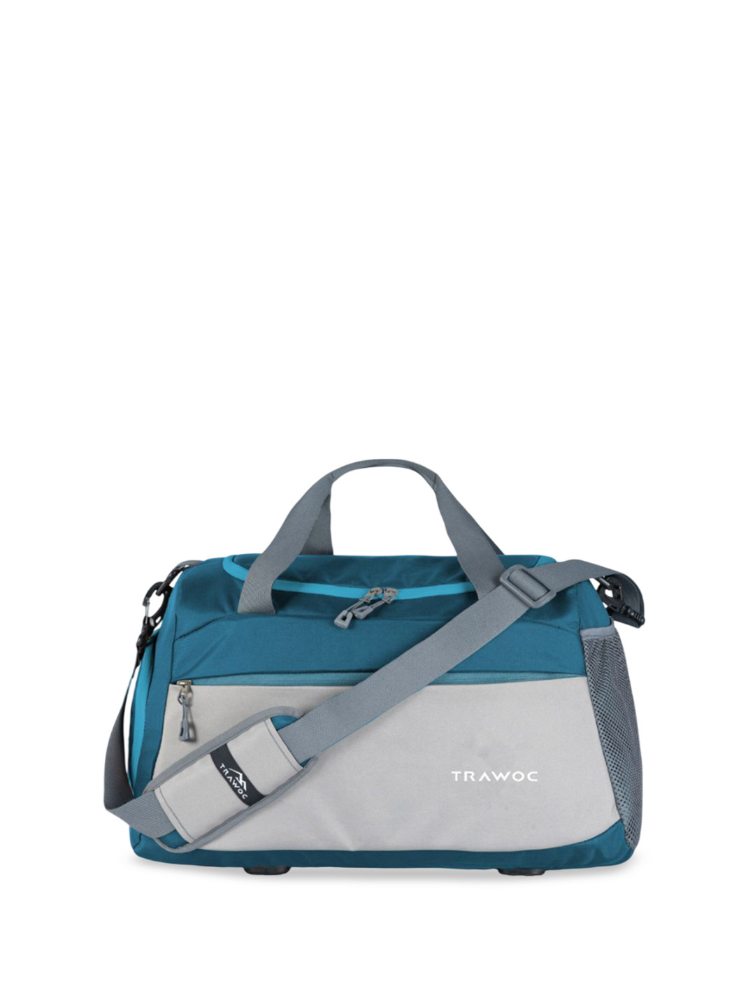 TRAWOC Colourblocked Large Casual Duffel Bag with Shoe Compartment