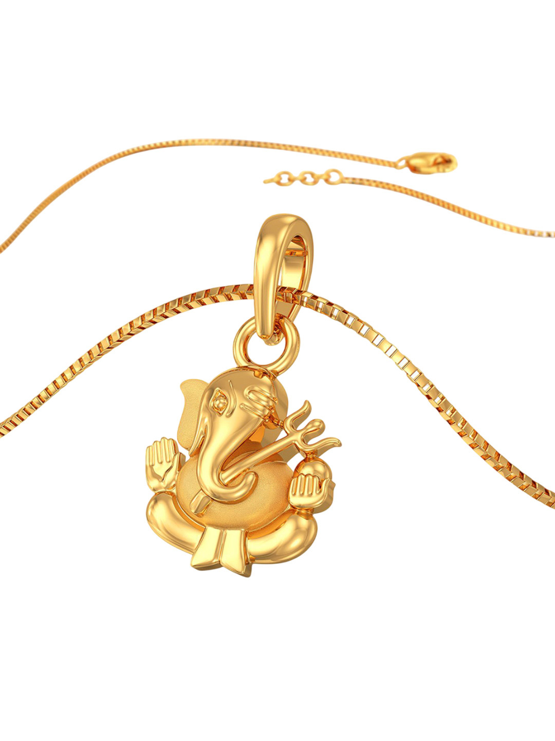 Joyalukkas 22KT Gold Lord Ganesh Pendant - 1.929 g