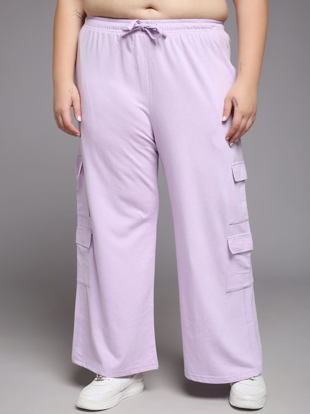 MKH Women Mid-Rise Cargos Pant