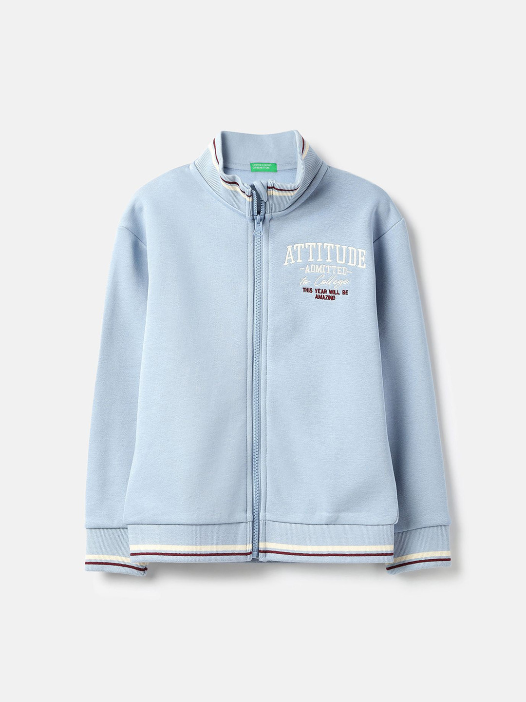 United Colors of Benetton Boys Mock Collar Bomber Jacket