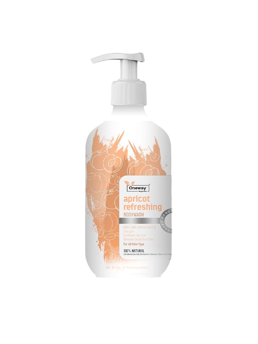 Oneway Happiness Apricot Refreshing Body Wash - 300 ml