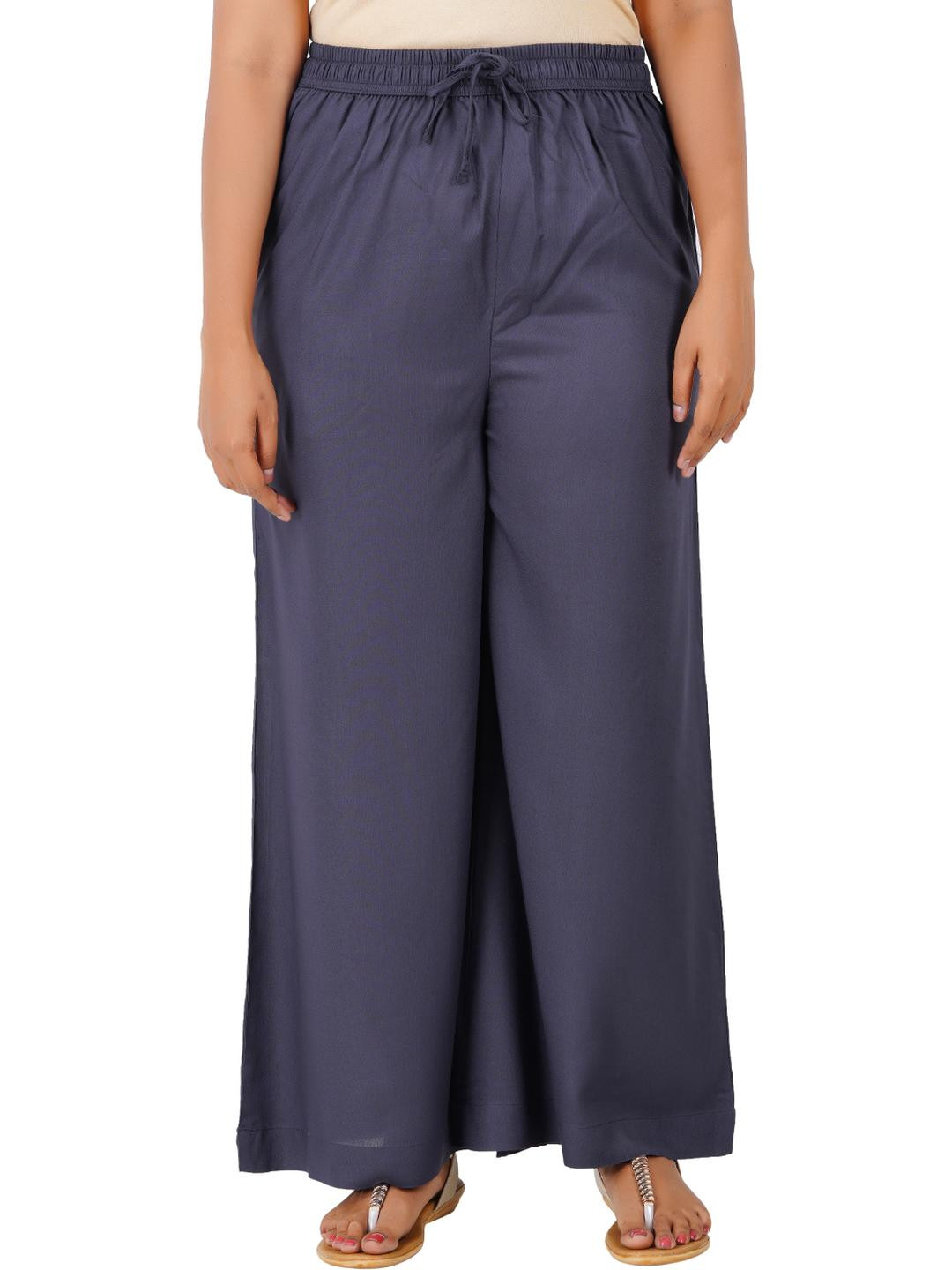 Happy Bunny Flowy Palazzo Pants - Regular Fit