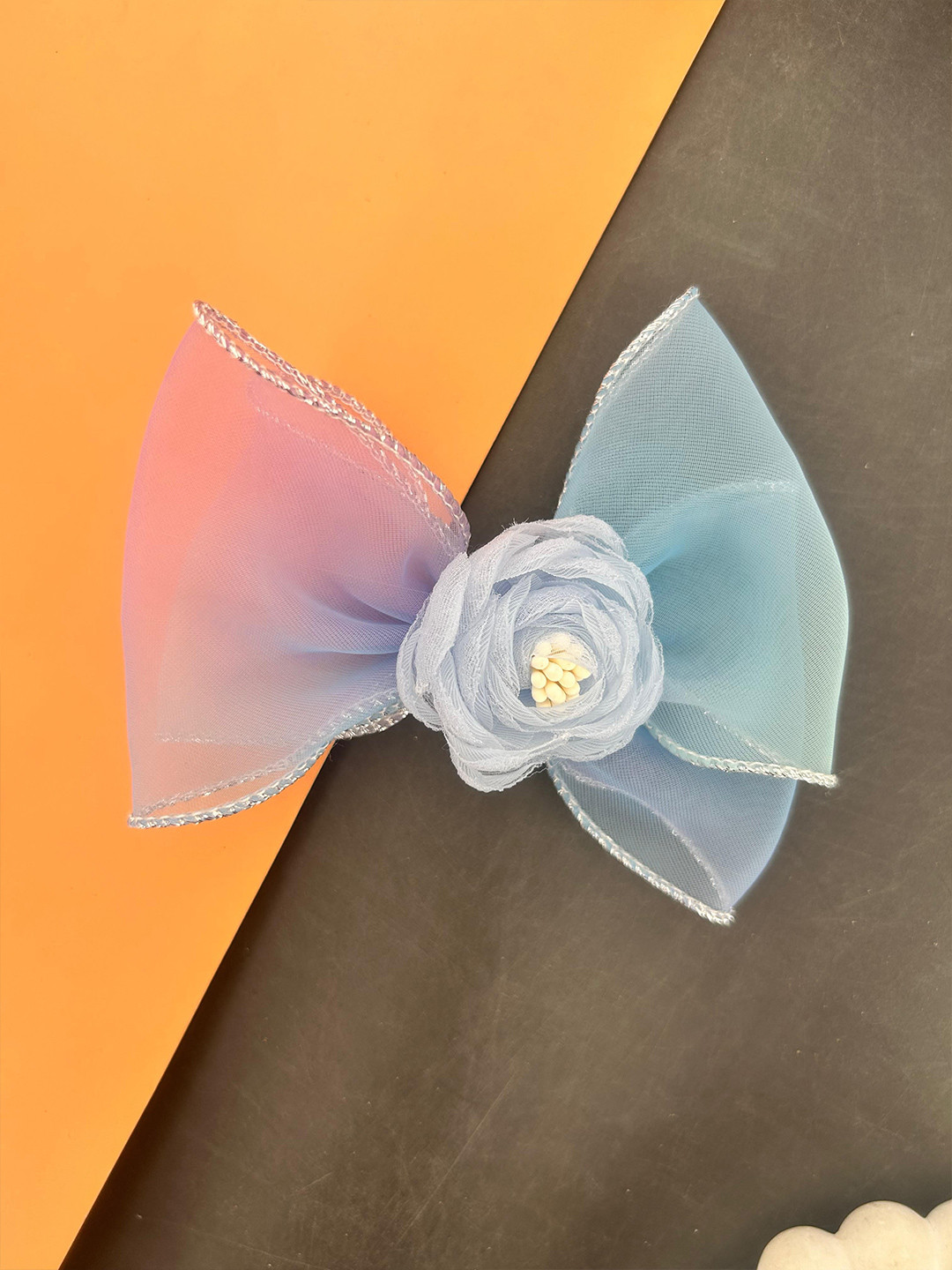 Radhya Accessories Women Rosette Fairy Hair Bow Clip