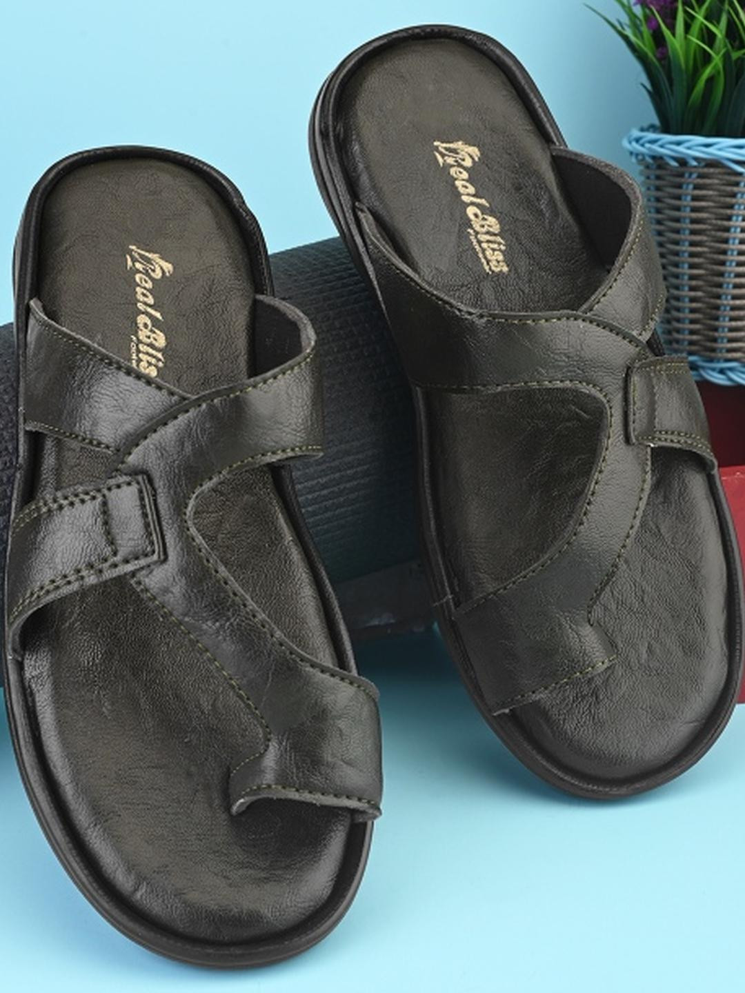 REAL BLISS FOOTWEAR Royal brand look premium leather handmade men sandals