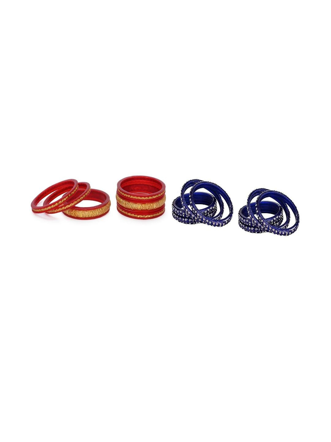 SOMIL Set Of 14 Gold Alloy Bangles