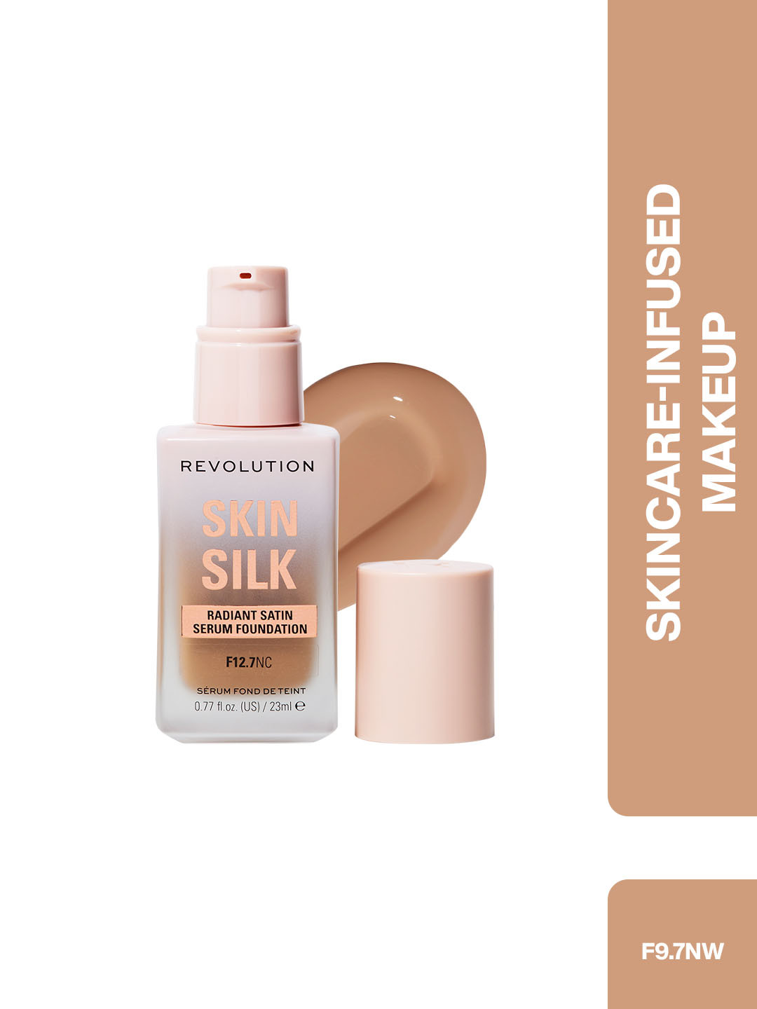 Makeup Revolution London Skin Silk Radiant Satin Serum Foundation 23ml - F12.7NC
