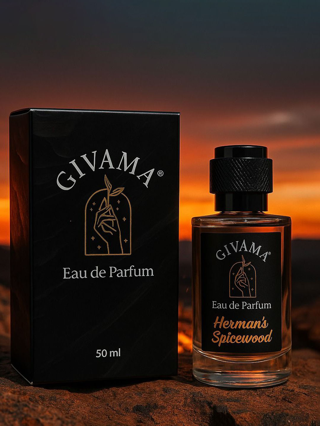 Givama Herman Spicewood Long Lasting Eau De Parfume - 50 ml