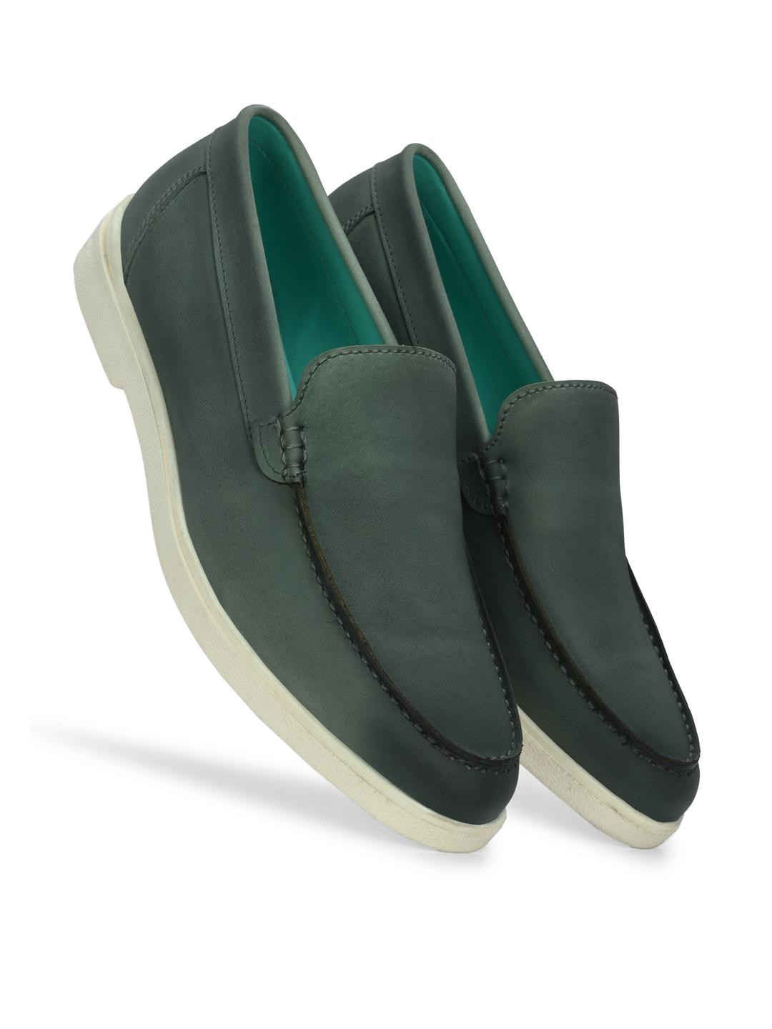 NOAK Men Olive Synthetic Casual Shoes