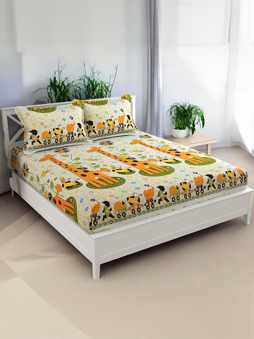 WELLNEST Microfiber Fitted King Bedsheets