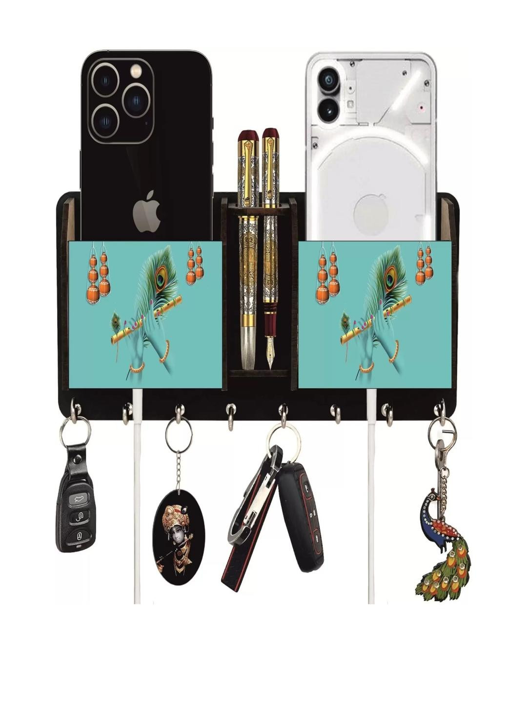 Shiv Collection Wooden 2 Pocket Pen Stand