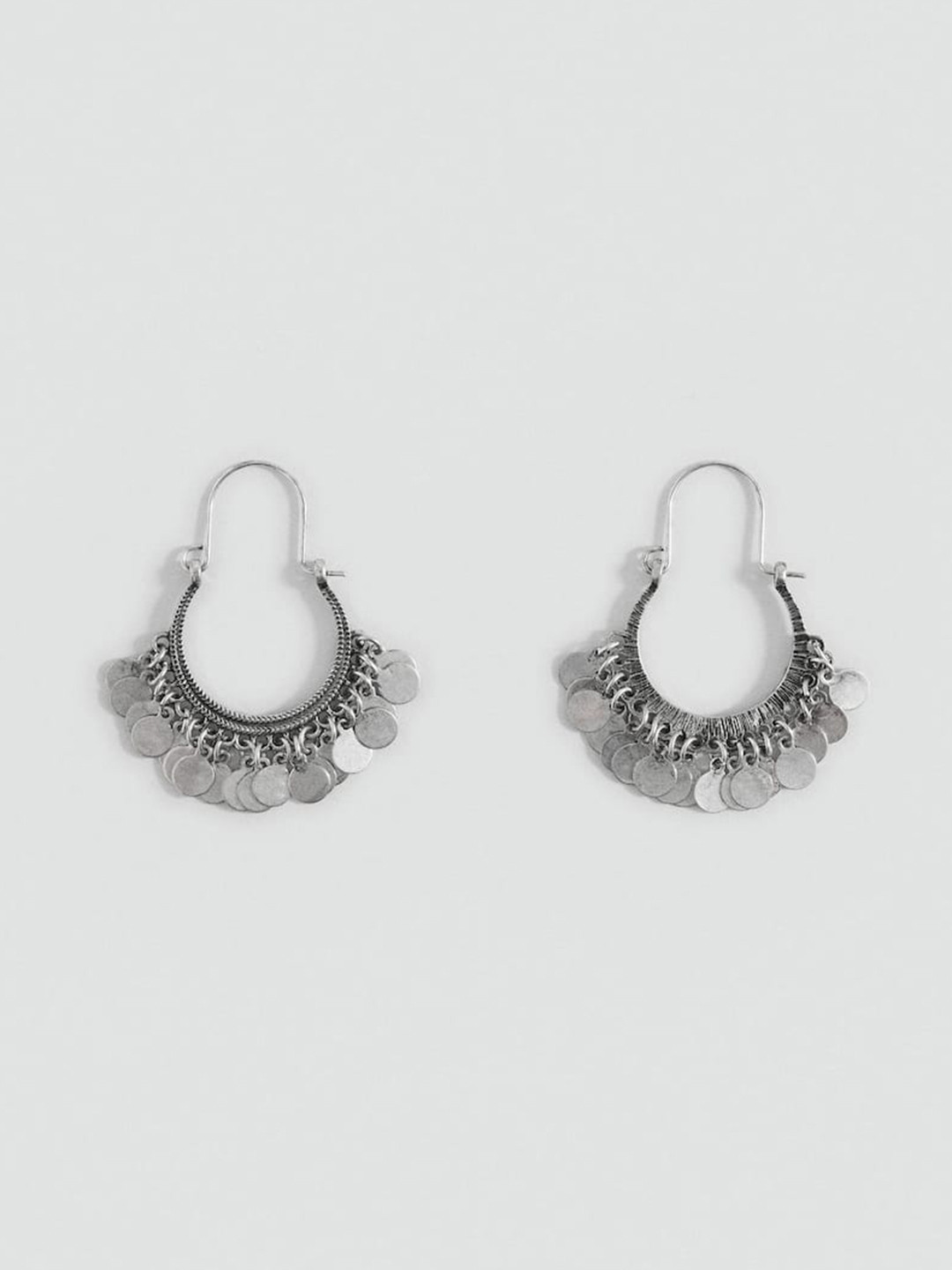 MANGO Teen Girls Contemporary Hoop Earrings