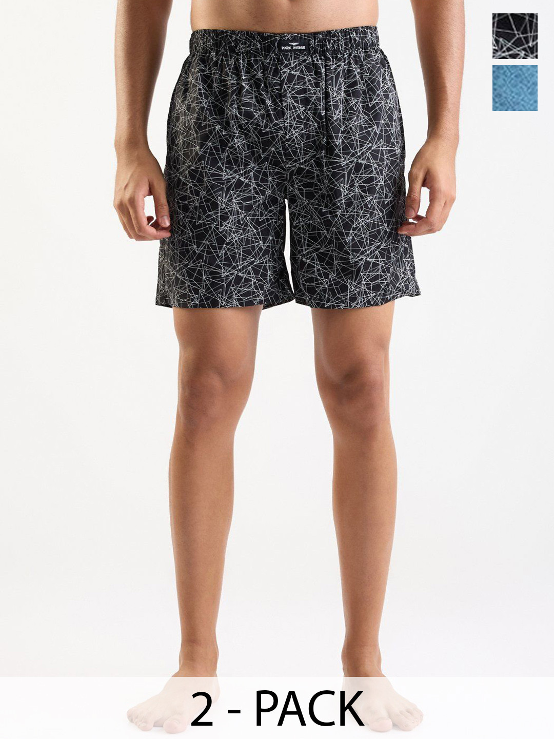 Park Avenue Pack Of 2 Printed Pure Cotton Boxers PZUA00951-X4