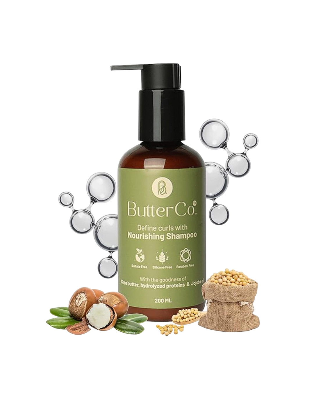 ButterCo. Define Curls With Nourishing Shampoo With Jojoba Oil - 200 ml