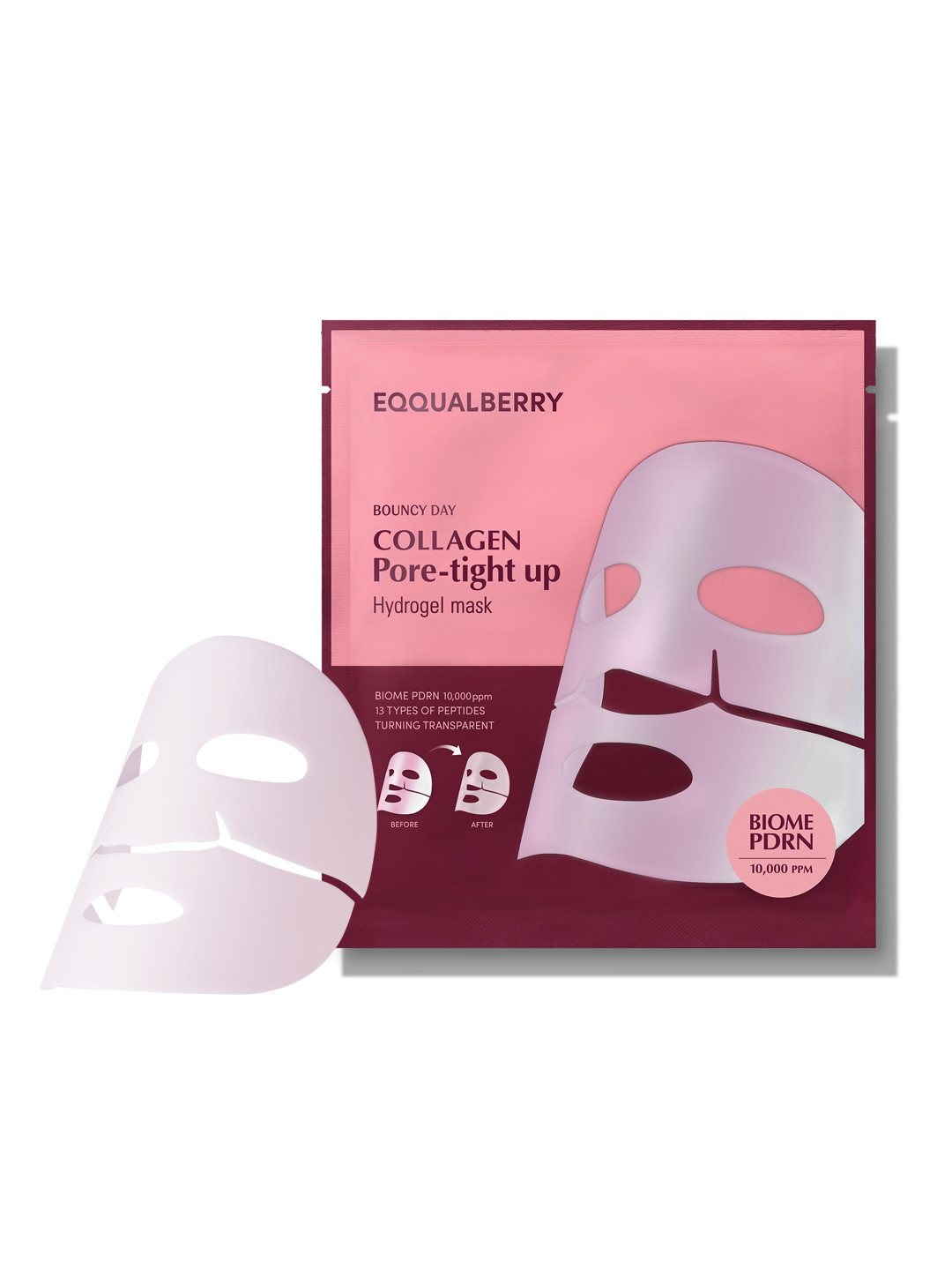 Eqqualberry Collagen Pore-Tight Up Hydrogel Mask - 30g